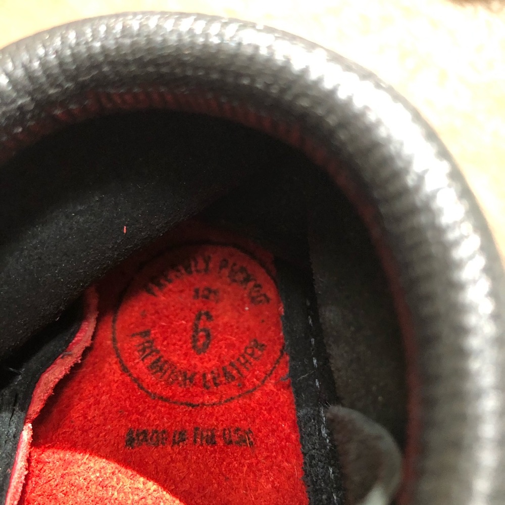 Fresh Picked Crib Shoes Soft Leather Black  6 - Picture 5 of 6